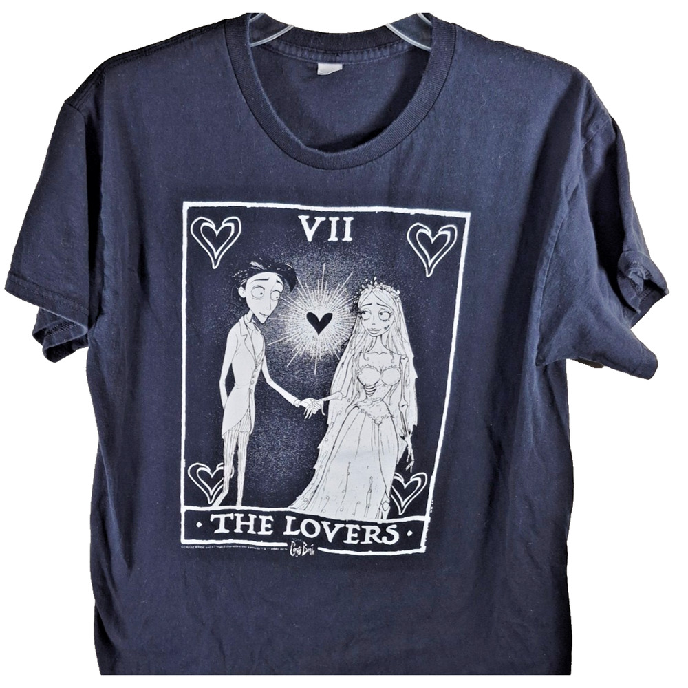 Corpse Bride T-Shirt Medium Black Tim Burton the Lovers
